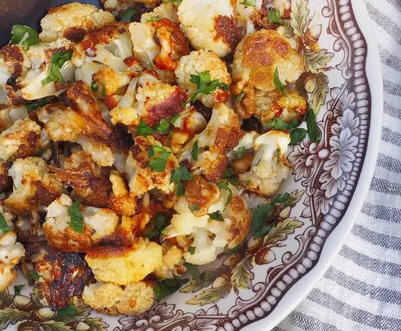 Bourbon Brown Butter Roasted Cauliflower