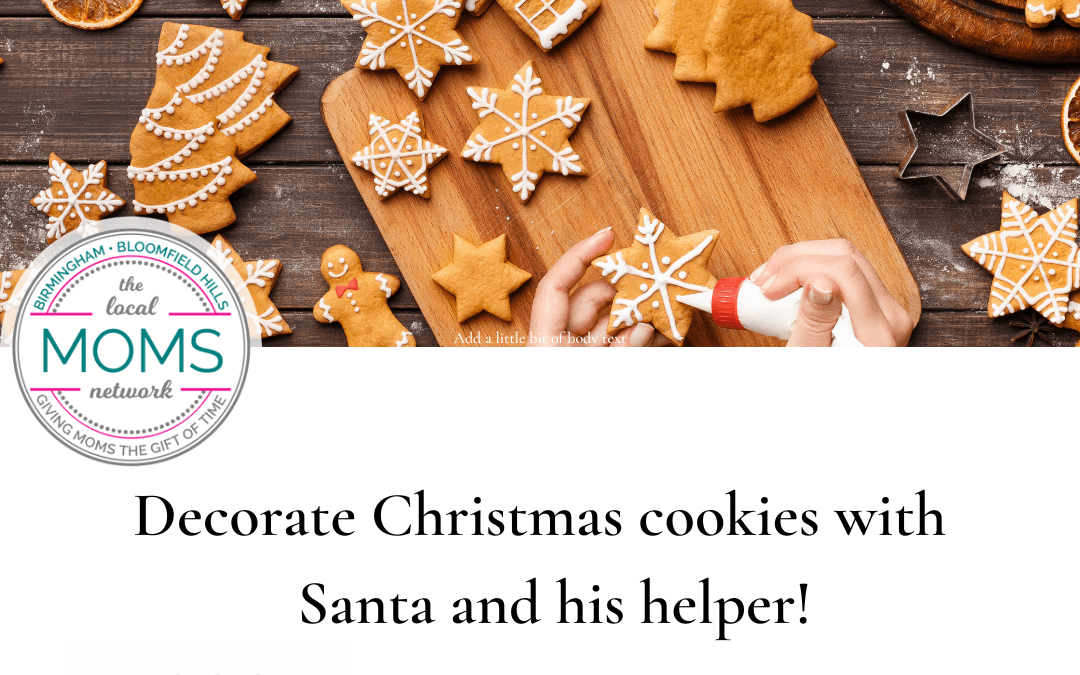 Cookie Decorating with Santa and friends