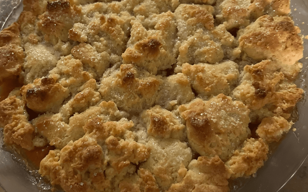 Bourbon Apple Cobbler