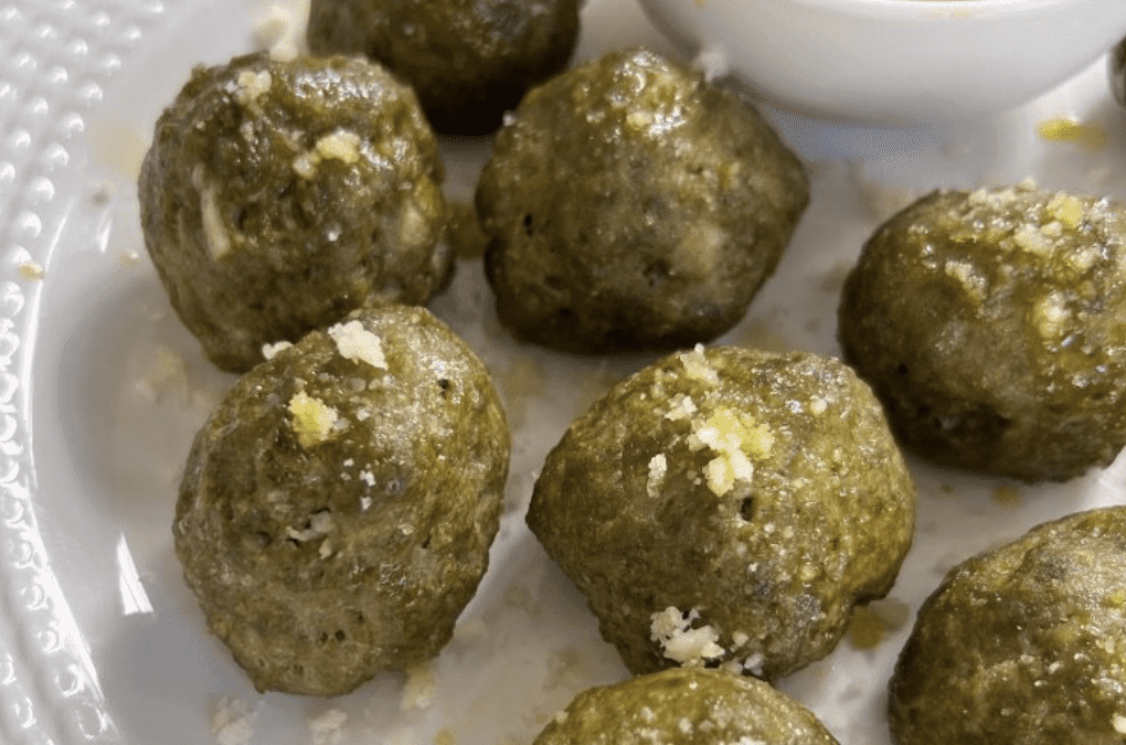 Pesto Turkey Meatballs