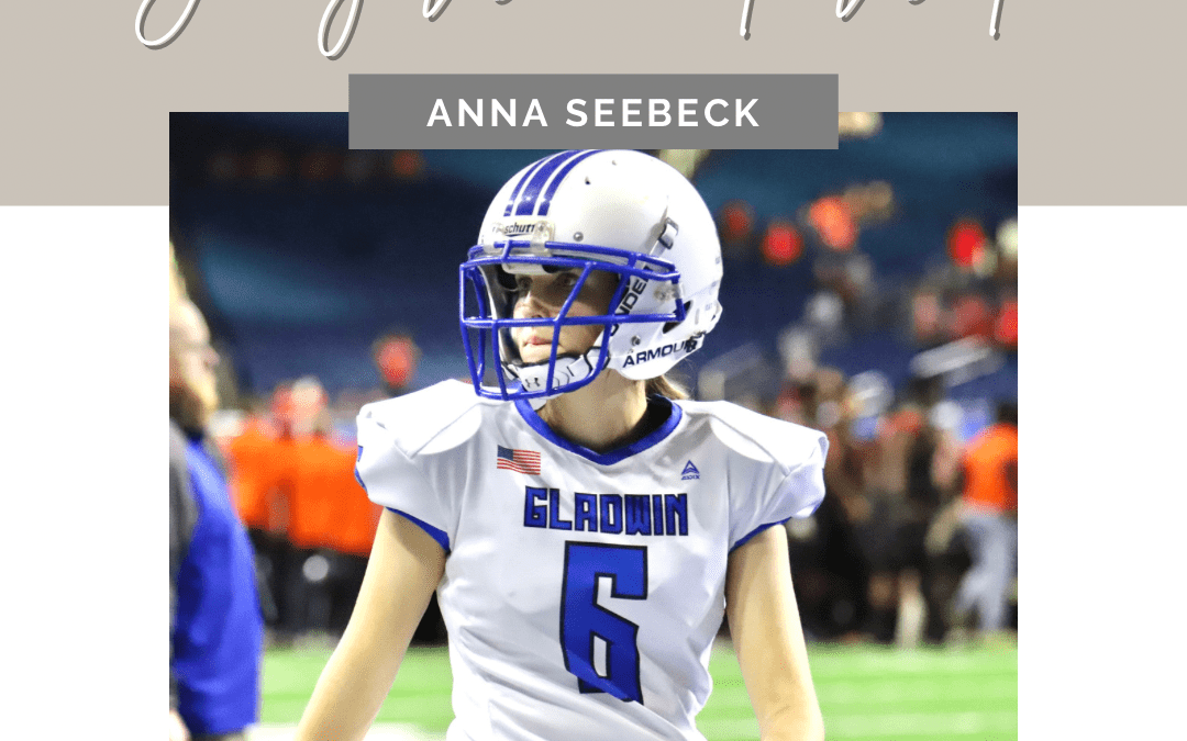 Anna Seebeck, Kicker for Gladwin Football