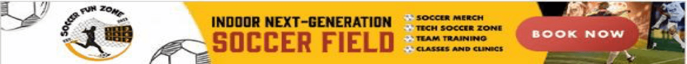 soccer fun zone top banner