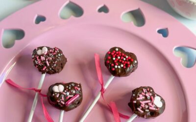 Marshmallow Lollipop Hearts!