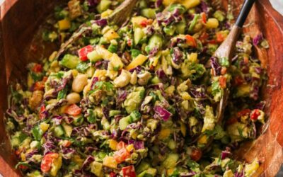 Whole 30 Chicken and Mango Chopped Salad