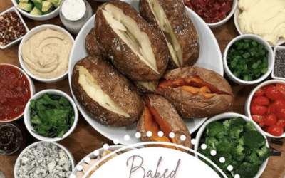 Weeknight Dinner Idea: Baked Potato Bar!
