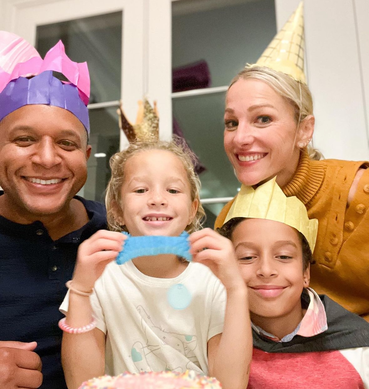 TODAY show anchor Craig Melvin and family