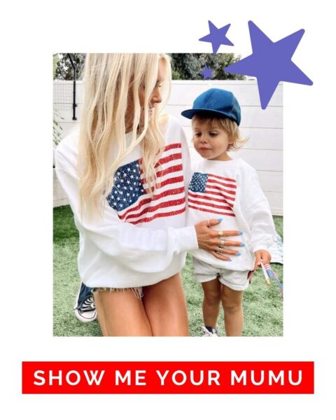 Guide - 1 Picture (3) (2) show me your mumu matching flag sweatshirt