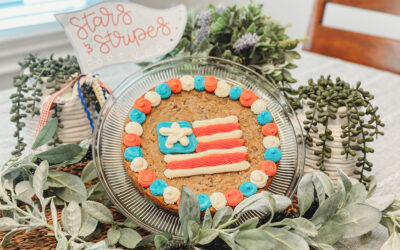 Patriotic Cookie Cake