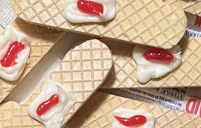 Bandage Cookies for Halloween