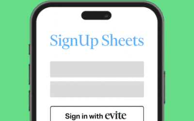 New Mom Hack Alert: Evite’s SignUp Sheets!