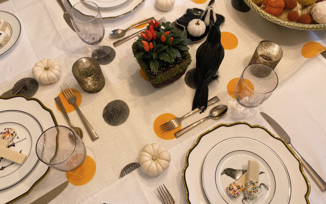 Halloween Treats + Tabletop Styling