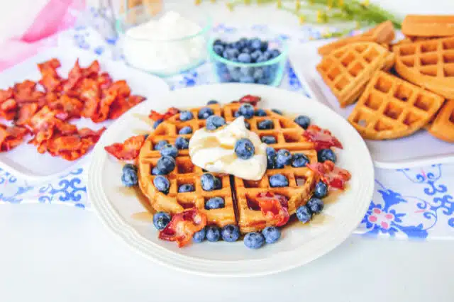 Easy Flourless Waffles from Keto Your Way