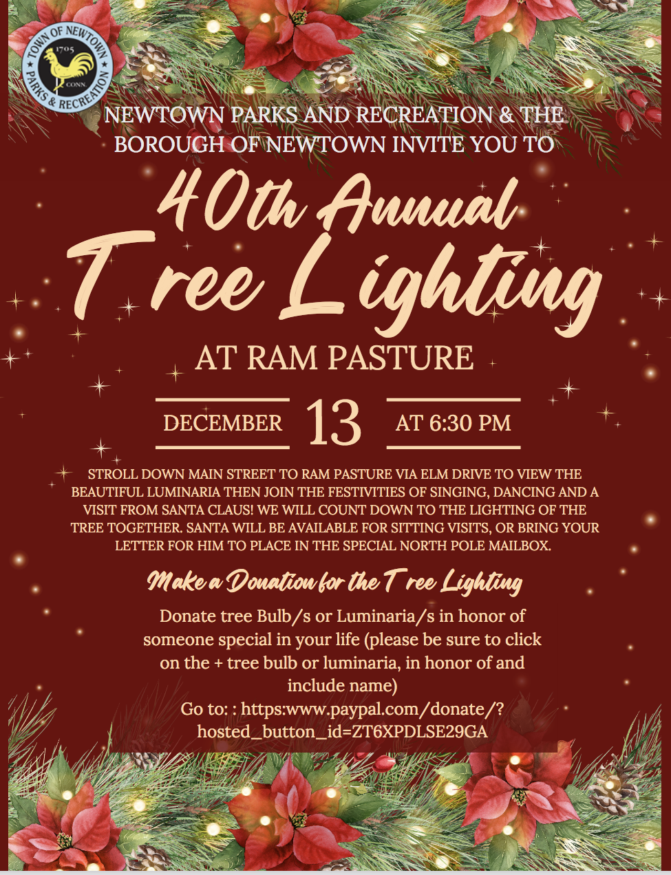 Tree Lighting Rams Pasture Tree Lighting