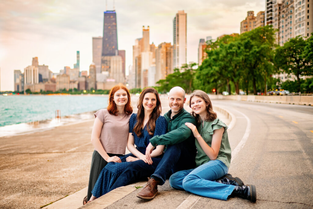 Liz Hansen and her family