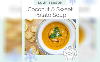 Cozy Coconut, Sweet Potato and Pumpkin Spiced Soup