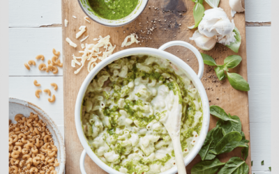 Pesto Mac and Cheese from Two Peas and Their Pod
