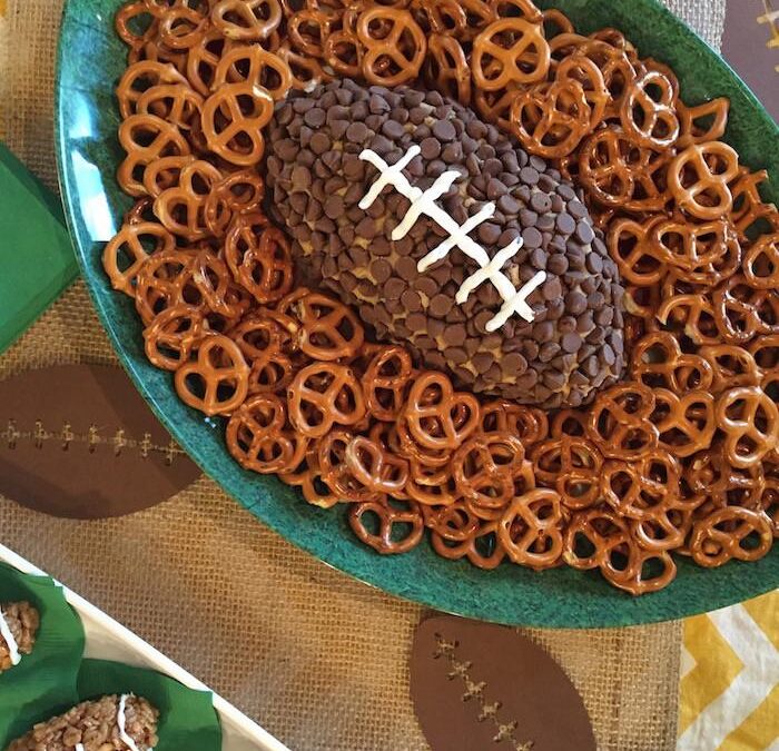 Easy Peanut Butter Football Dip