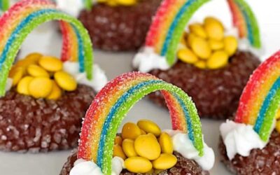St. Patrick’s Day Pot of Gold Cookies from The BakerMama
