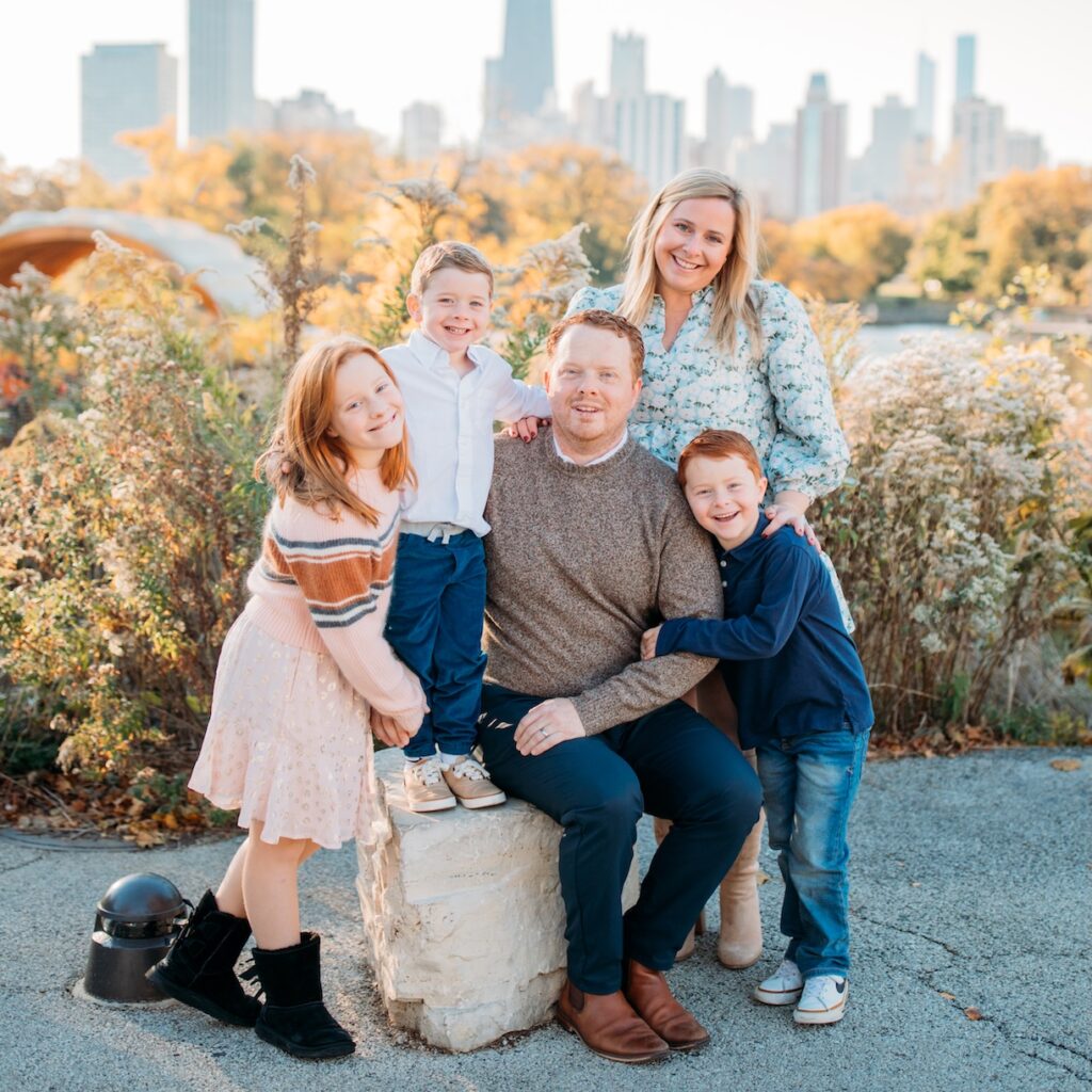 Magnificent Melissa Cook, Founder of Lucky Lane Gifts and her family.