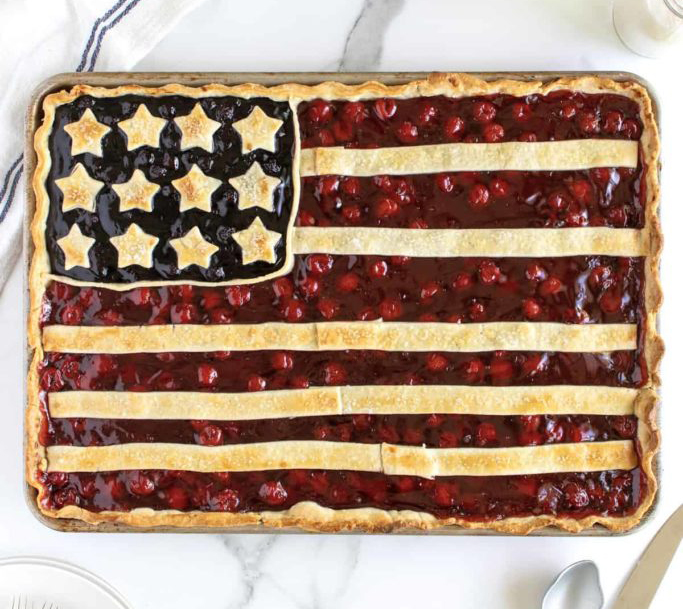 American Flag Pie Recipe