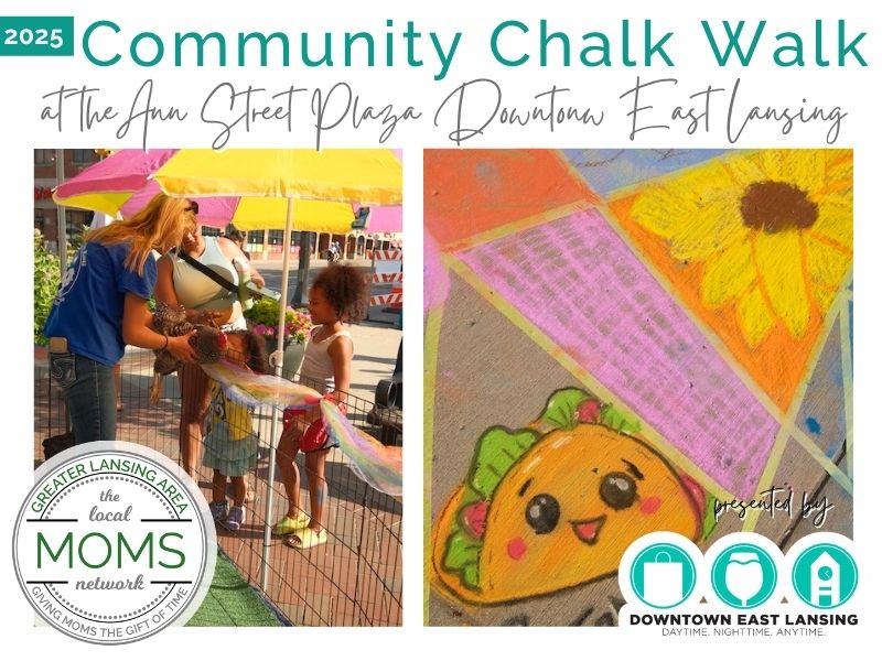 RESCHEDULED – now July 23 – Community Chalk Walk Downtown East Lansing