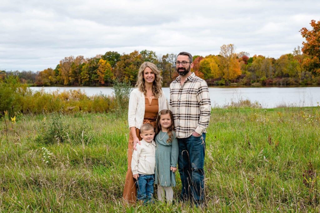 photo of Tiffany and her family. 