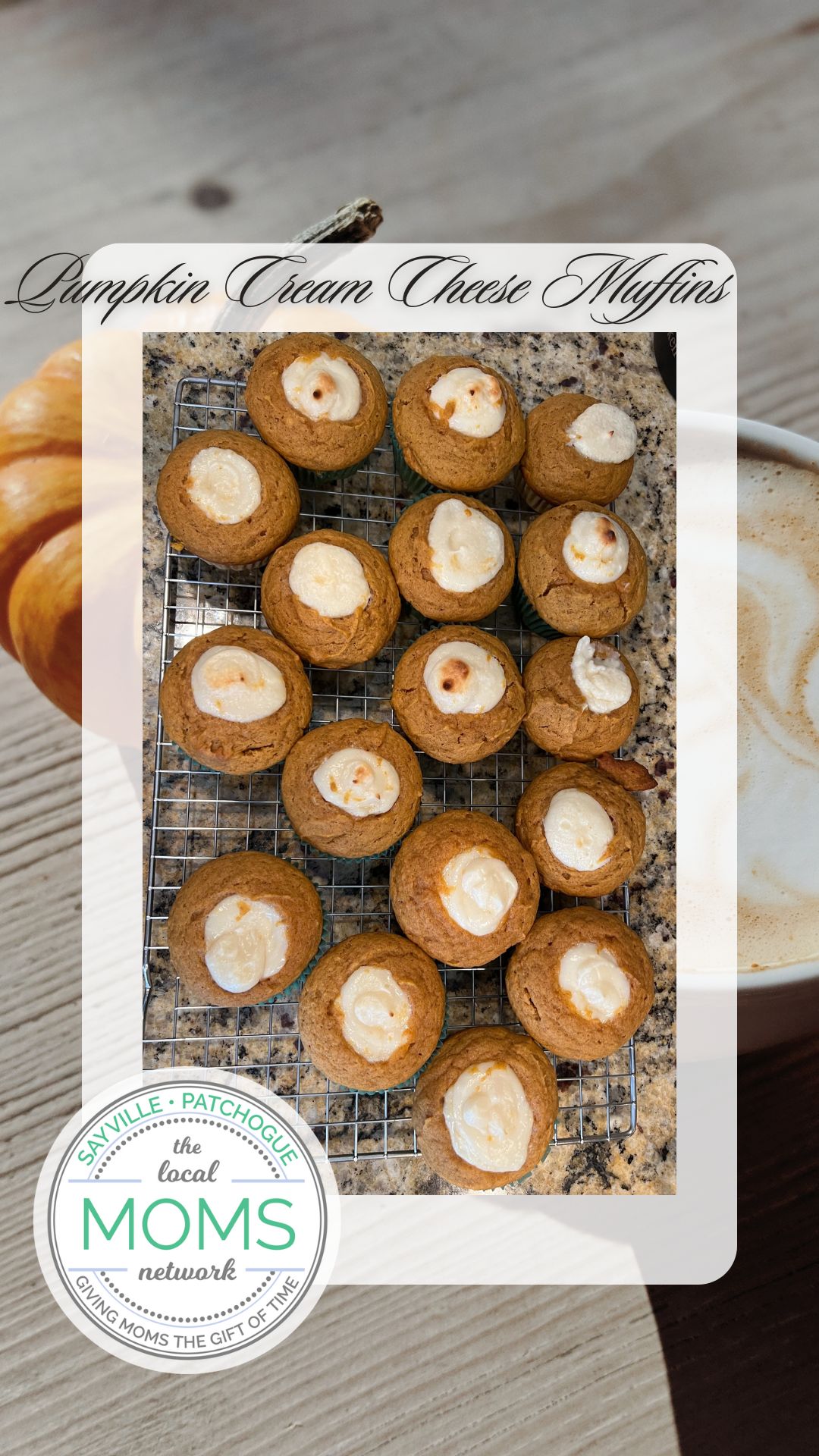 CopyCat Starbucks Pumpkin Cream Cheese Muffins