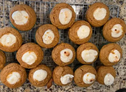 CopyCat Starbucks Pumpkin Cream Cheese Muffins