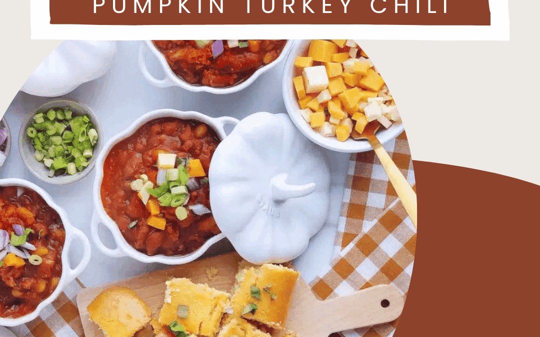 Pumpkin Turkey Chili from Domestikatedlife!
