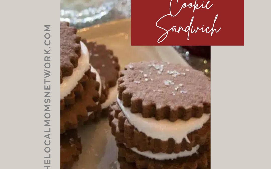 The Night Before Christmas Ice Cream Cookie Sandwich!