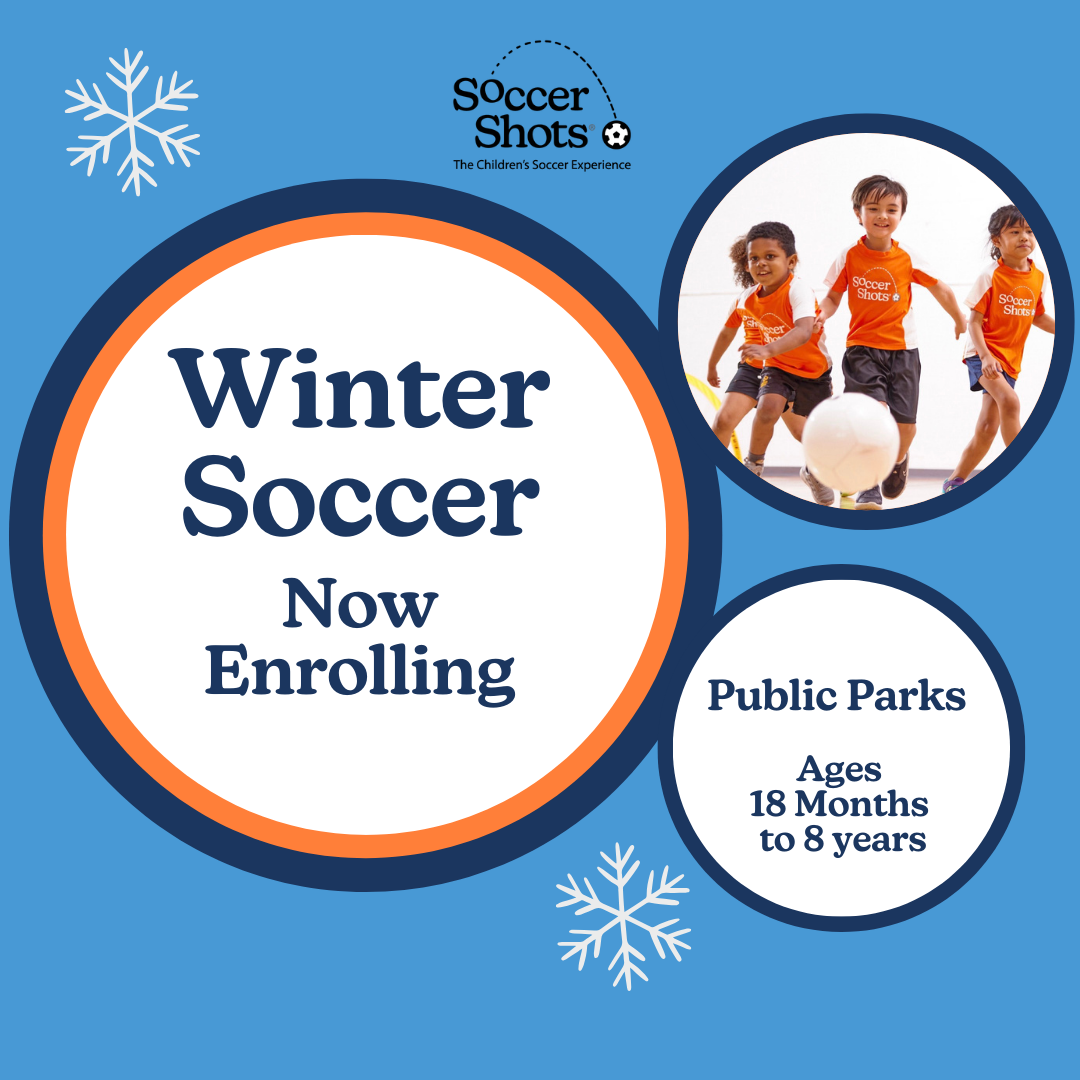 Winter soccer square with ages