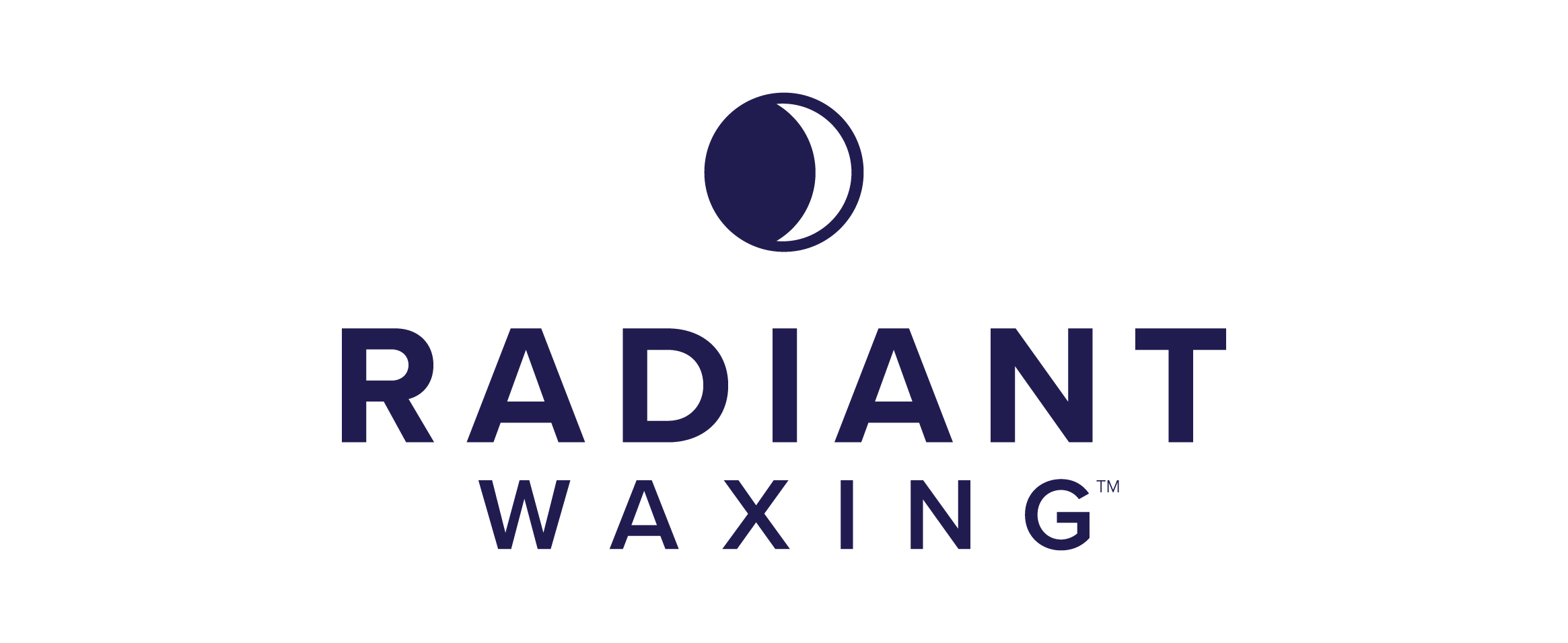 RadiantWaxing_Logo_Stacked_MidnightBlue_CMYK