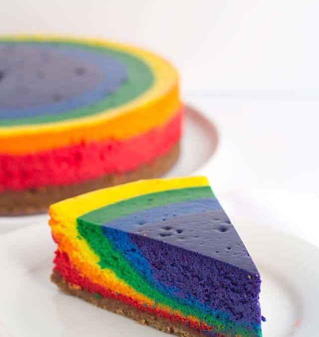 Rainbow Cheesecake
