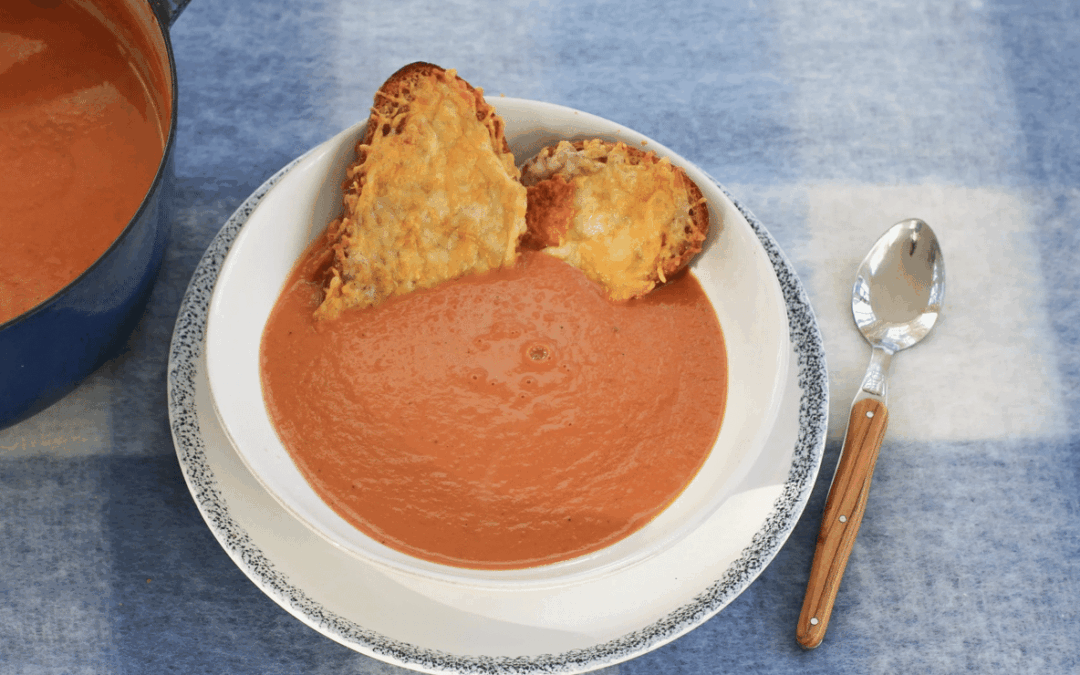 Garlic Confit & Tomato Soup