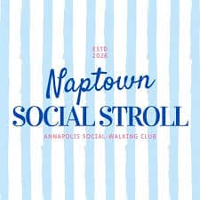 Ocean City Moms participating in Naptown Social Stroll event in Annapolis, Maryland.