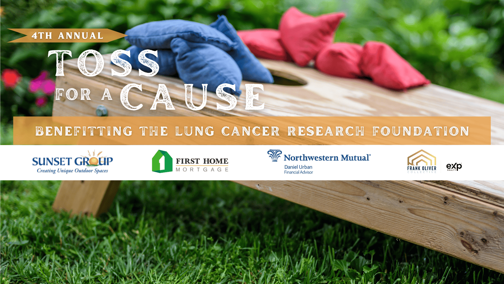Ocean City Moms at Toss for a Cause charity event supporting lung cancer research.
