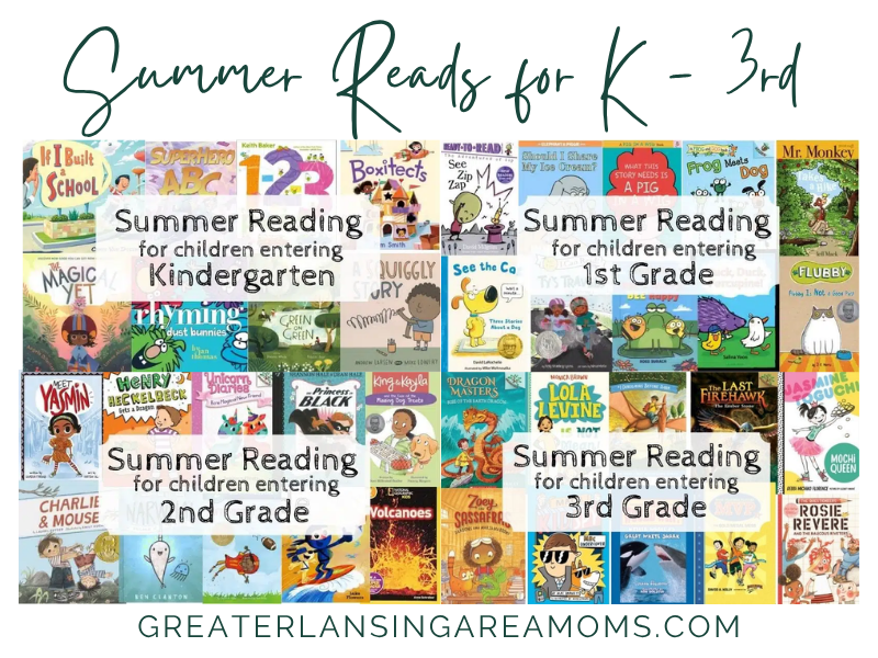 Summer Reads for Kids, Kindergarten through 3rd Grade!