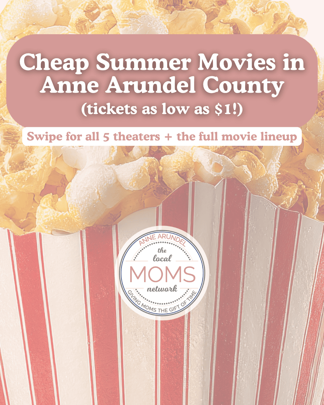 Cheap summer movies in Anne Arundel County