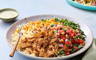 Whole30 Chicken Carnitas Bowls