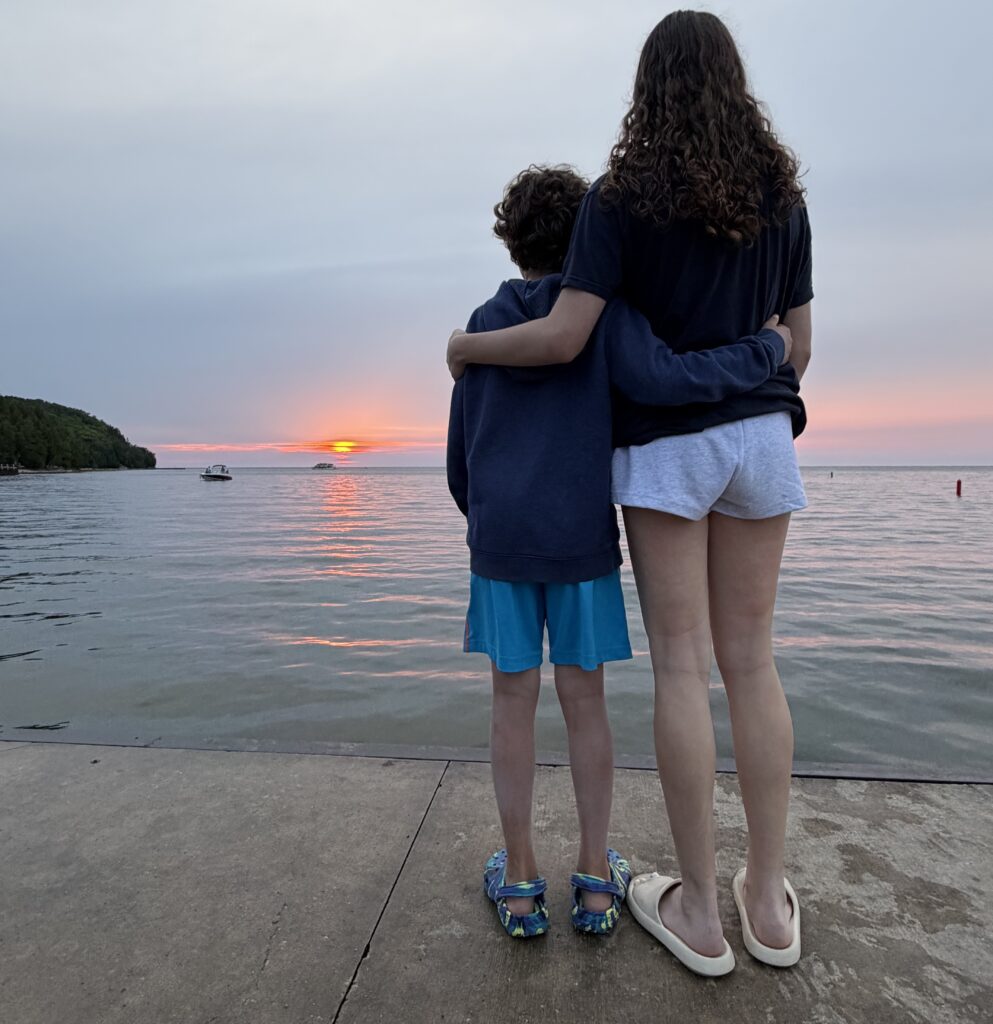 The sunset over Sister Bay, Door County, WI Fabulous Door County Weekend Getaway With the Kids... or Without!