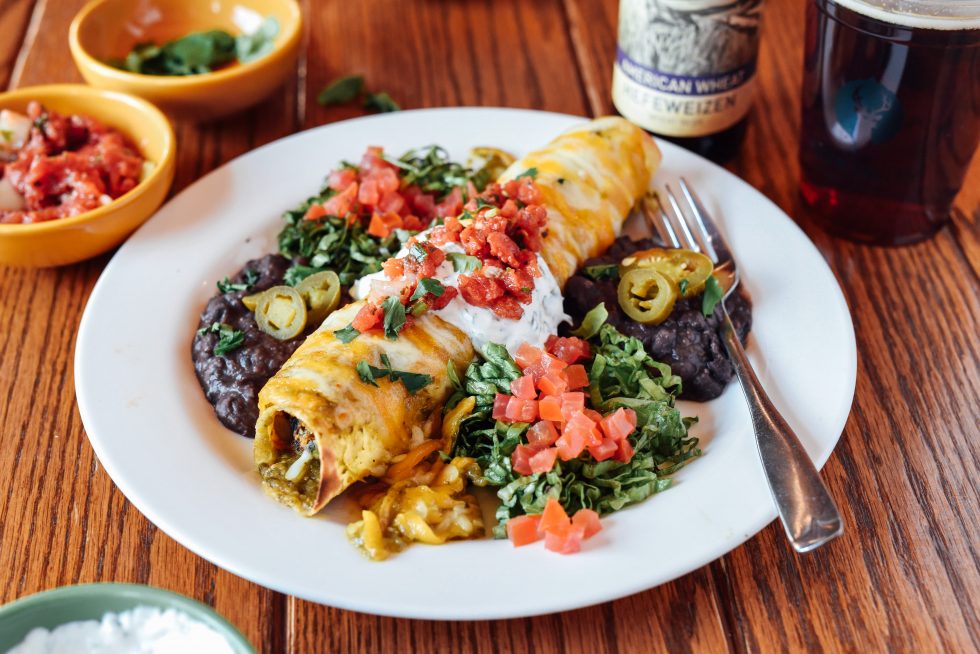 Deer Valley Roasted Butternut Squash & Bean Enchiladas