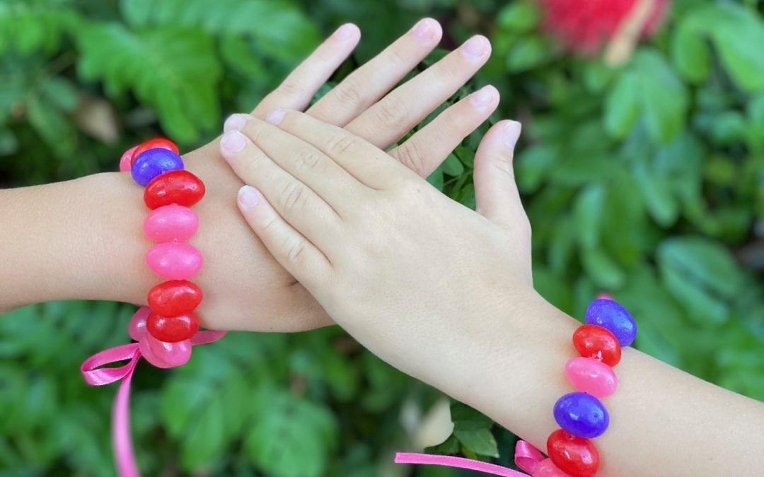 Jelly Bean Bracelet Craft Idea!