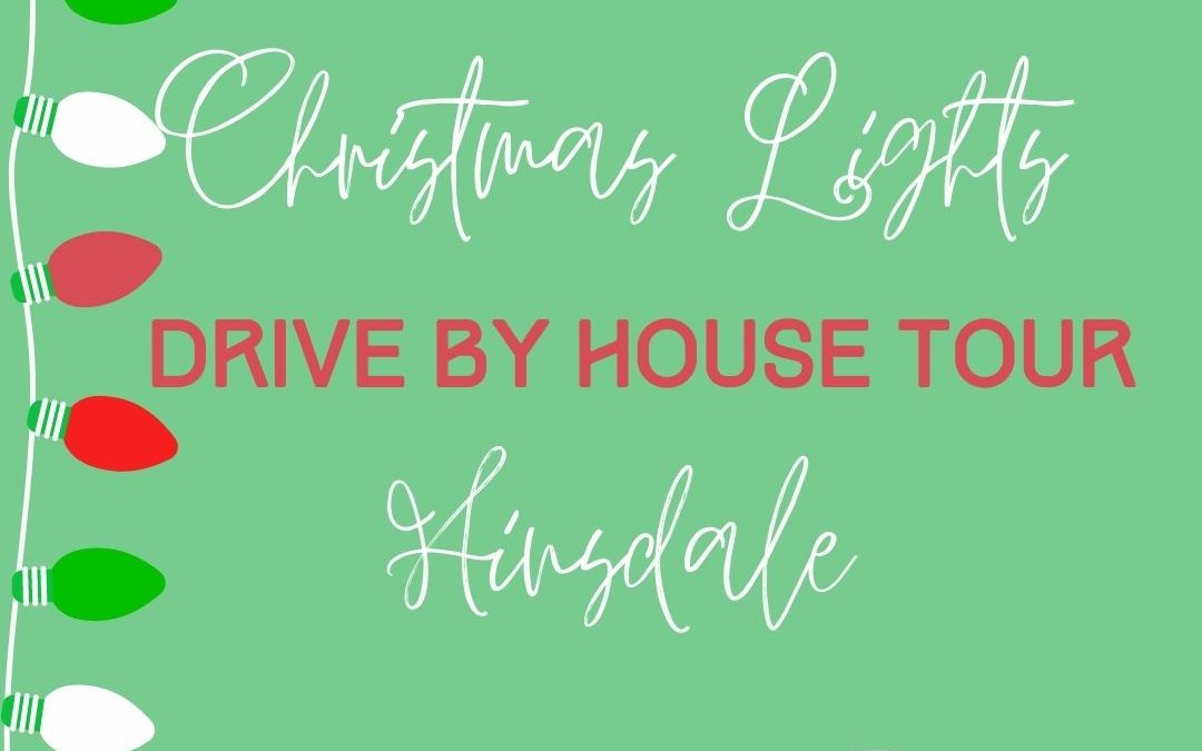 Christmas Lights Drive by House Tour-Hinsdale