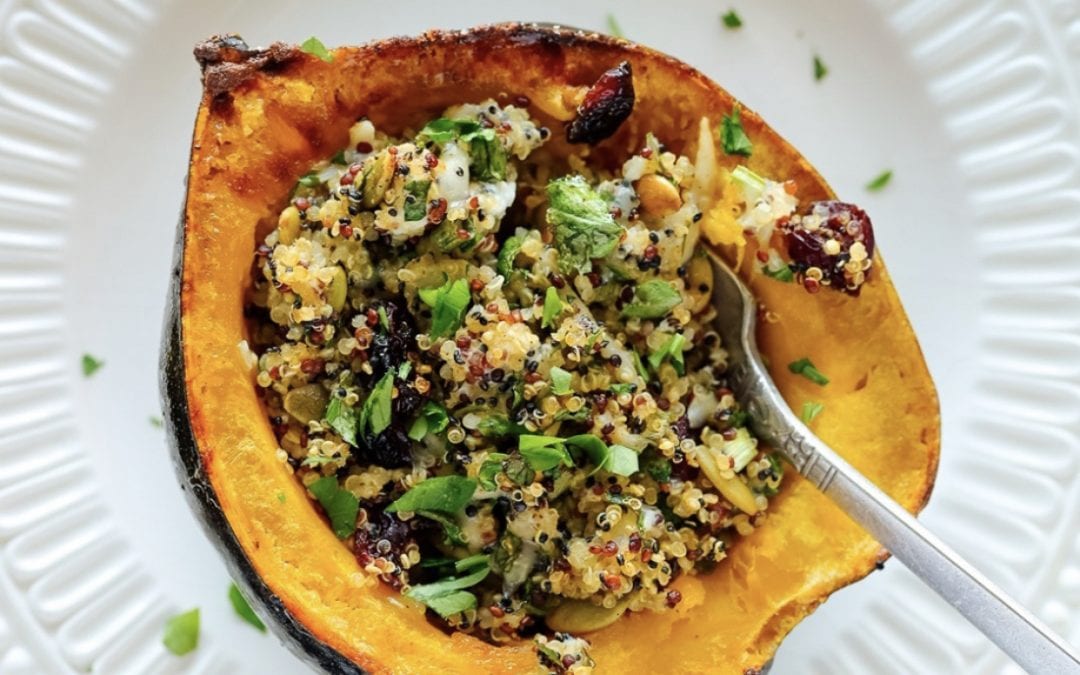 Quinoa Stuffed Acorn Squash