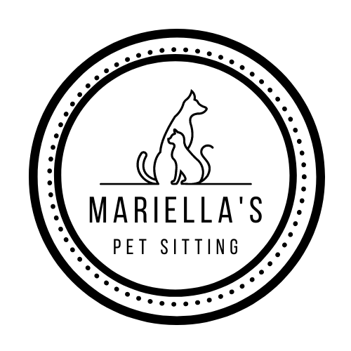 Black Monoline Dog And Cat Logo Design