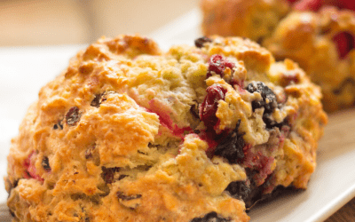 To Make With the Kids: Cranberry Orange Scones