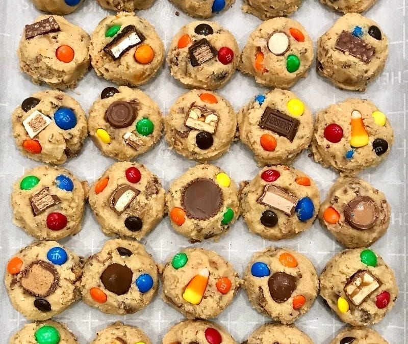 Mom Hack: Make Frozen Cookie Dough from Your Leftover Halloween Candy!