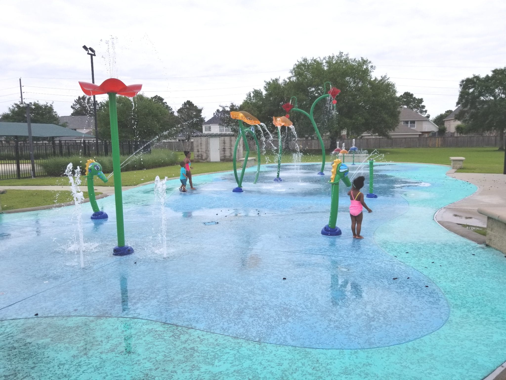 Residential Splash Pad in Houston, Texas by My Splash Pad