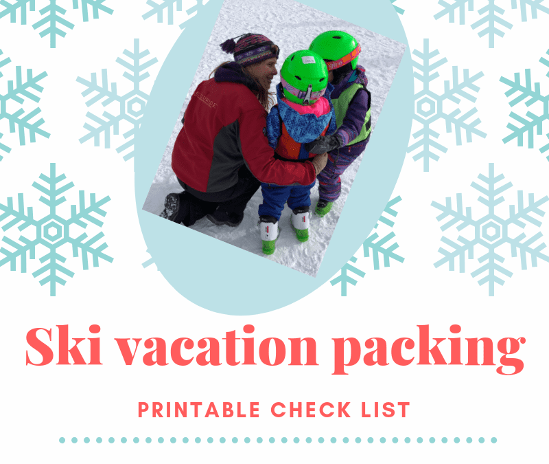 Packing for a ski vacation