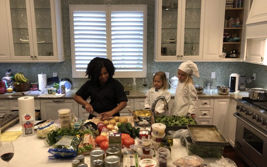 My private ORGANIC chef (yes I am serious and no it’s not crazy $!)